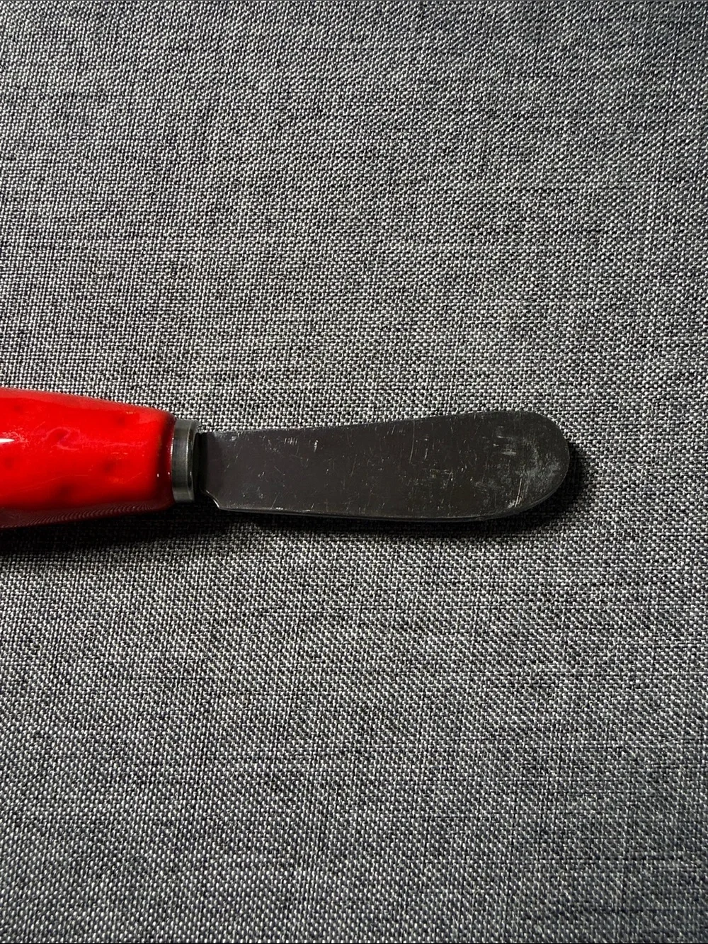 Vintage Shafford Strawberry-Handle Butter Knife - Stainless Steel Japan